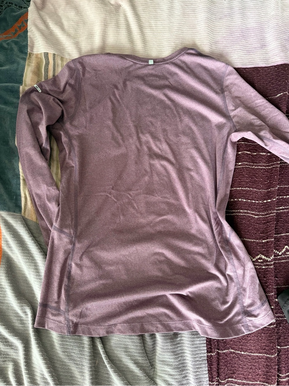 Nike Dri-FIT Running Top - Mauve Purple - Picture 3 of 6